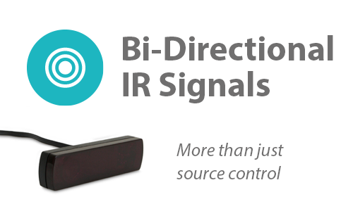 IR product with circular icon in top left corner